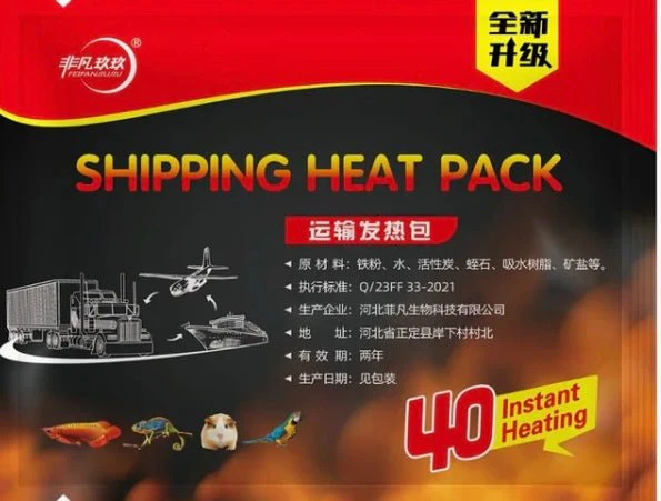 HEAT PACKS for Shipping Fish