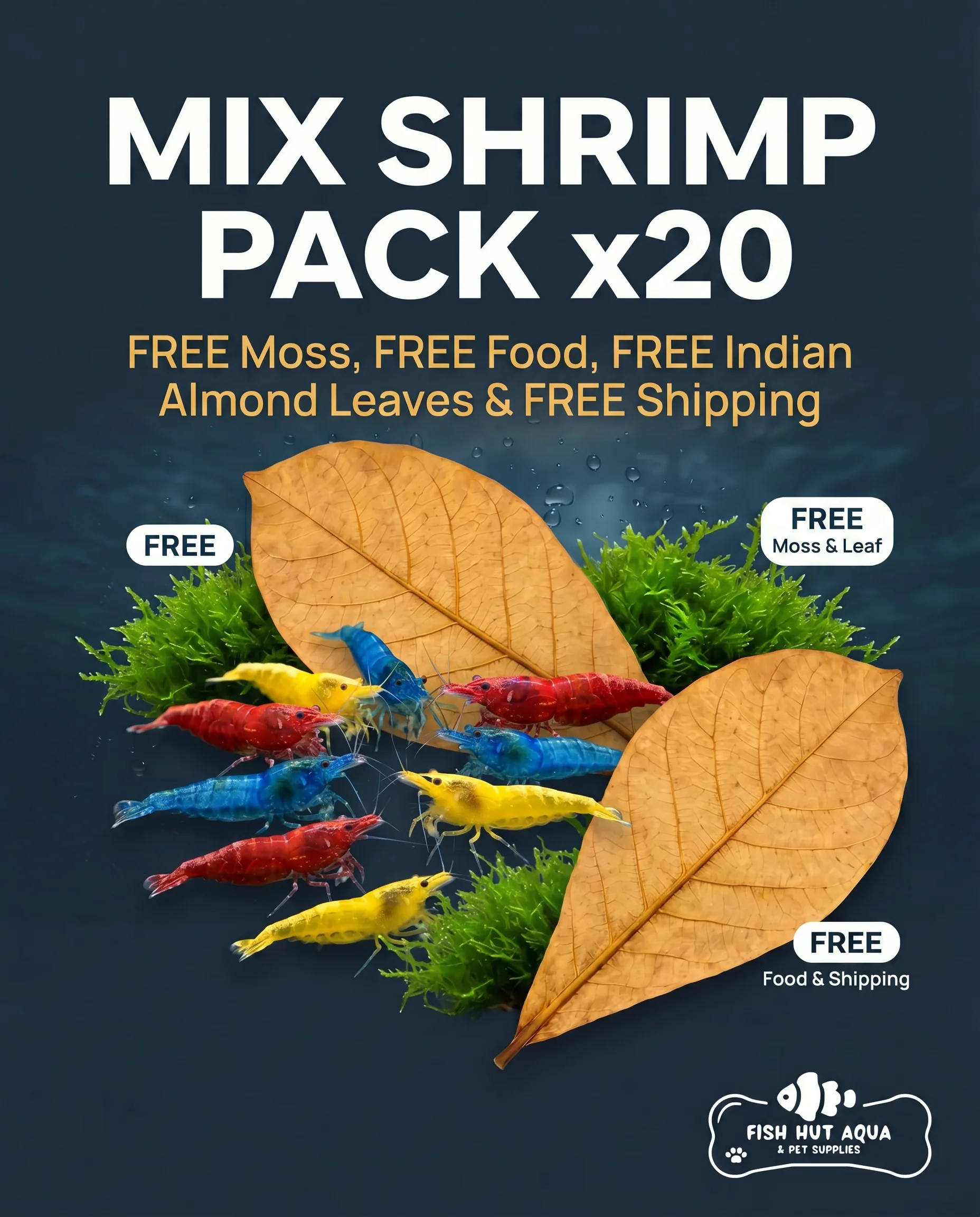 MIX Pack of Shrimps 20pk (Free Shipping Offer)